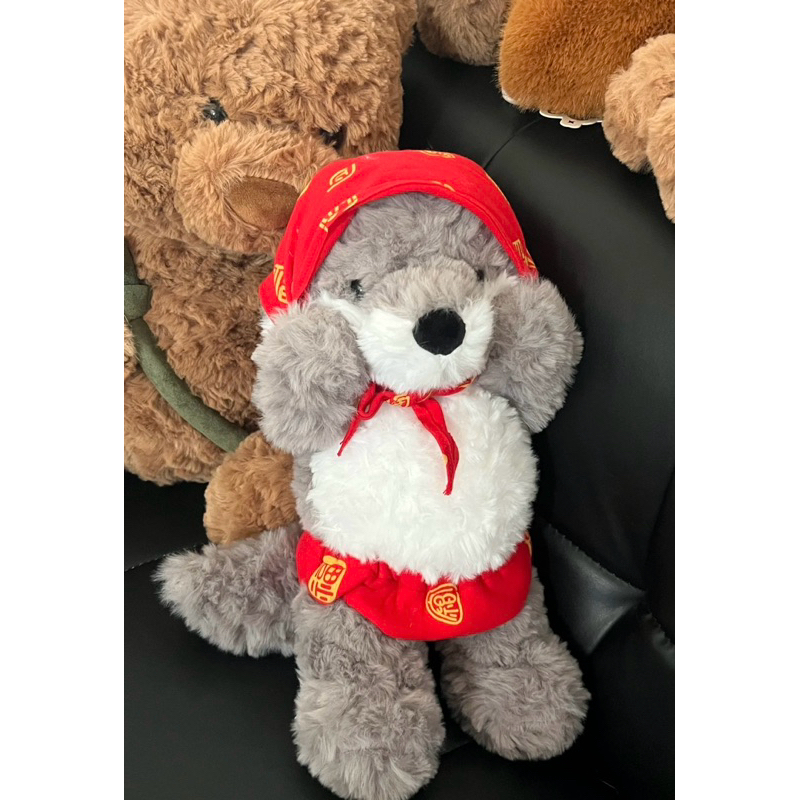 Gấu Thú Bông Puppy Cún Voi Heo Sói Khăn Đỏ Cáo Xấu Hổ Mang Bỉm Tã Quà Tặng Độc Đáo Lông Xù Siêu Mềm Mịn Siêu Dễ Thươấu