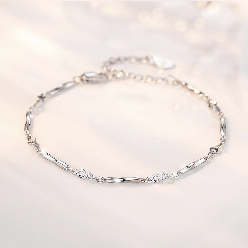 [ HỢP KIM BẠC ] Vòng Tay Đôi "Eternal Twist" bạc S925 Không Gỉ Tặng Người Yêu, Lắc Tay Đôi Tình Yêu IMOON017