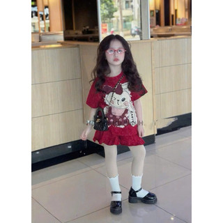 S333-[tomnaukid] Đồ bộ bé gái chữ RABIT size từ 8-30Kg