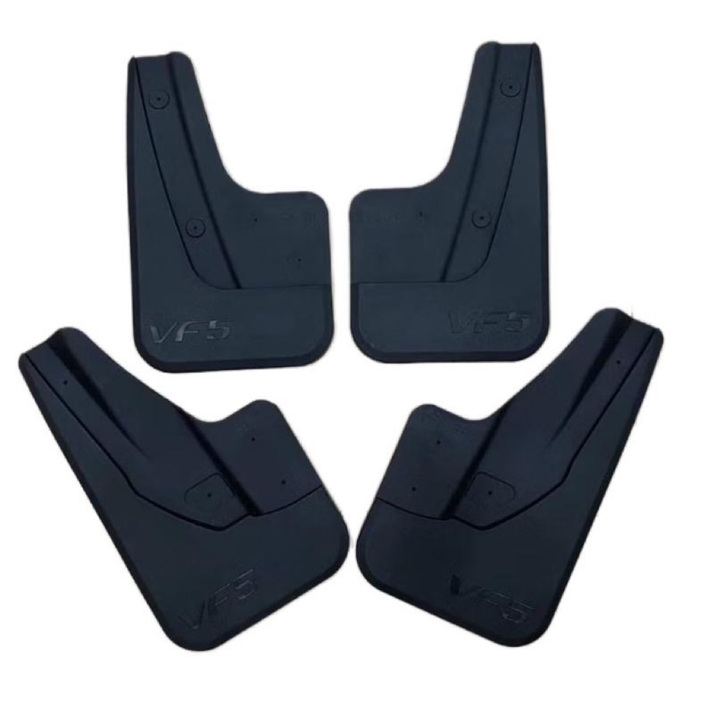 Chắn bùn bánh xe Vinfat VF5 - chất liệu nhựa dẻo độ bền cao gồm 04 chi tiết kèm ốc vít