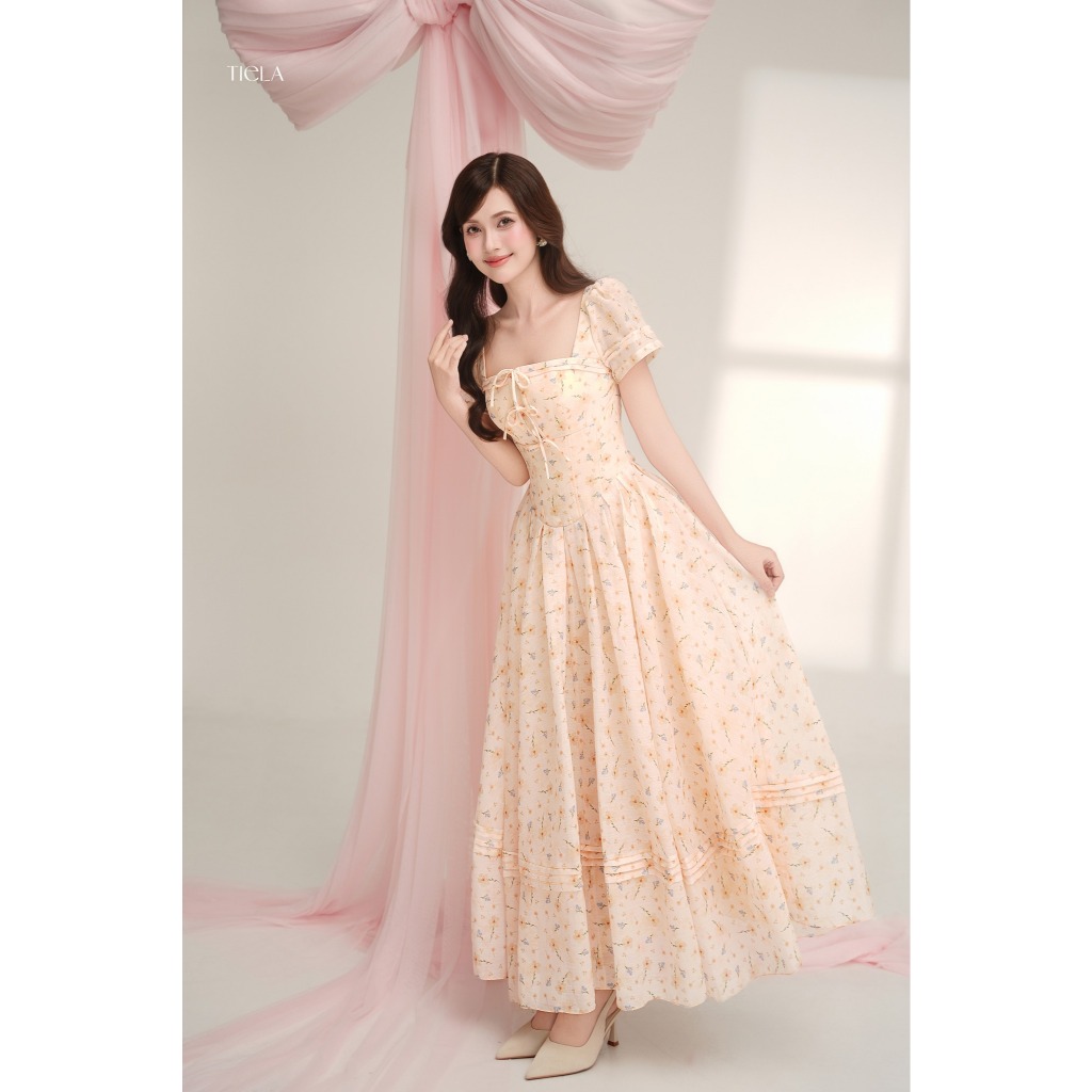 Đầm váy hoa dài-Lucy Dress