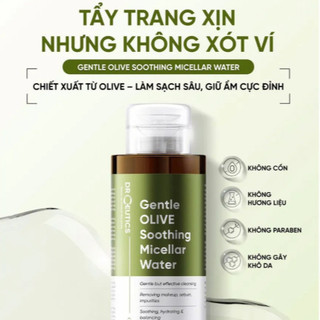 Nước Tẩy Trang Làm Sạch Dịu Nhẹ, Cấp Ẩm DrCeutics Ultra-mild Olive Cleansing Water (480ml, 500ml)