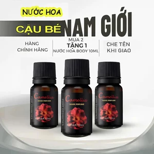 Nước Hoa Vùng Kín nam CAMELLIA lọ 10ml giúp khử mùi hiệu quả thơm mát dạng tinh dầu