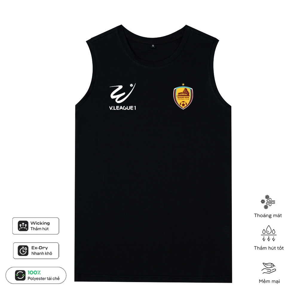 Áo Tanktop CLB CA Hà Nôi, PVF, Hải Phòng,... SlimFit Ôm Body Tập Gym Thể Thao Thun Lỗ Kim Ba Lỗ 4 Chiều