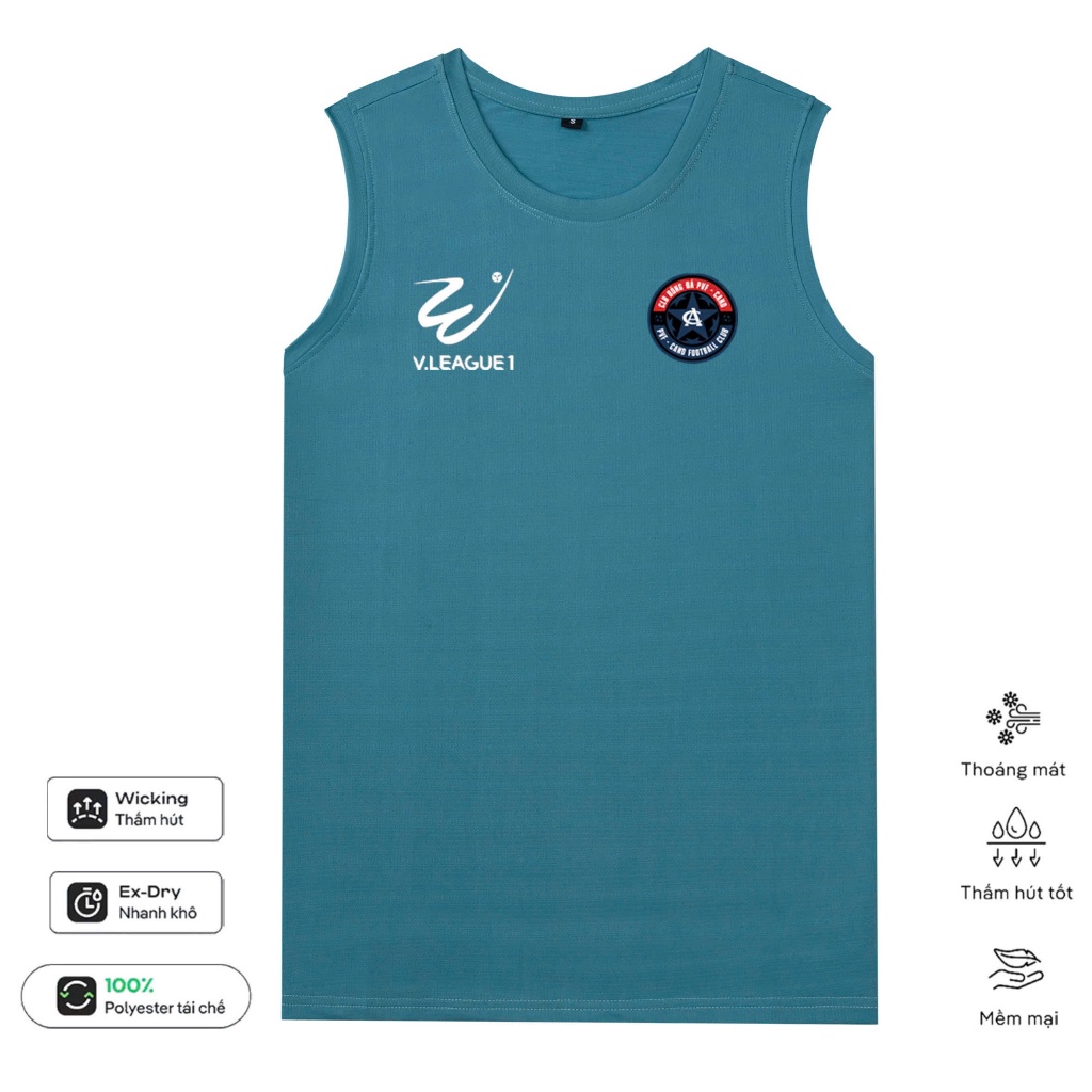 Áo Tanktop CLB CA Hà Nôi, PVF, Hải Phòng,... SlimFit Ôm Body Tập Gym Thể Thao Thun Lỗ Kim Ba Lỗ 4 Chiều