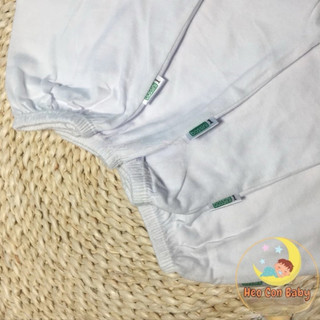 [COMBO 3 cái] Quần đùi Cotton trắng MỎNG MÁT cho bé (sơ sinh -15kg)