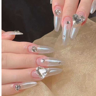 Bột Tráng Gương Trong Suốt Siêu Sáng | Hiệu Ứng Gương Bóng Tự Nhiên | Hot Trend Nail Lookbook 2025