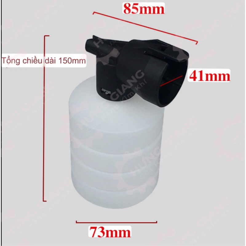 Bình Xịt Bọt Tuyết Bình Phun Tạo Bọt Tuyết Rửa Xe 0.5L
