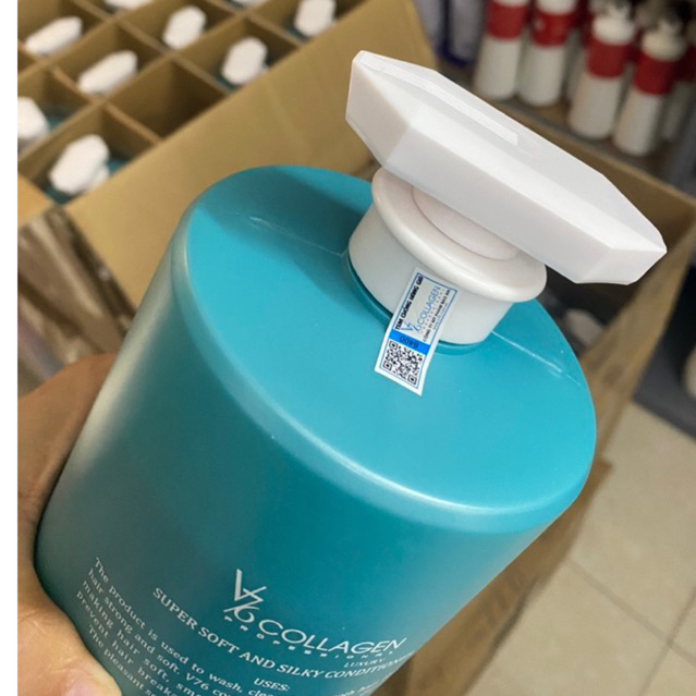 [CHÍNH HÃNG] Cặp Gội Xả Phục Hồi Tóc, Bộ Gội Xả V76 Collagen Italy 2000ml Bảo Vệ Tóc Chắc Khỏe