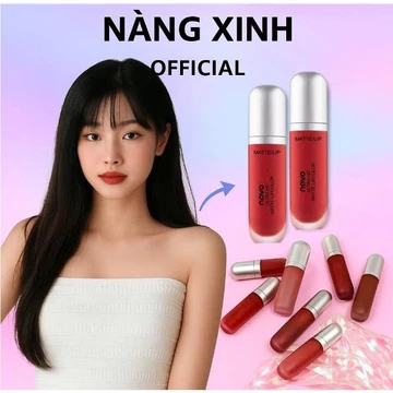 Son Kem NOVO Mềm Mịn Son Kem Lì Giúp Lên Màu Lâu Trôi Son Môi Không Dính Cốc