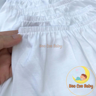 [Cao cấp] Quần dài trắng cho bé chất cotton mát.(6-29kg)