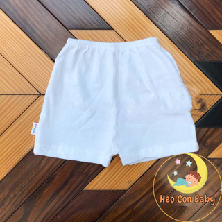 [Cao cấp] Quần ngắn trắng cho bé chất cotton mát.(6-30kg)