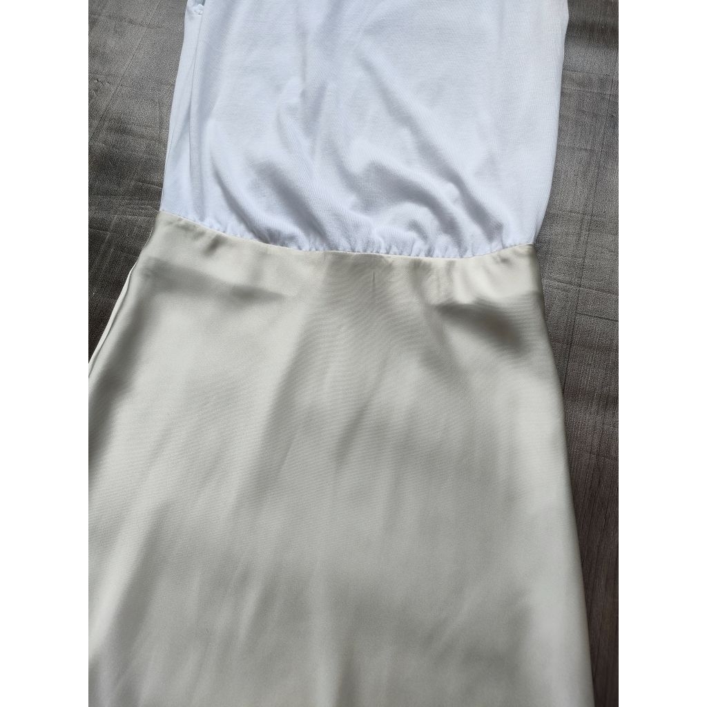 (BomoHouse) Đầm liền chân váy lụa Zr@* bigsize VNXK - dư xịn (50-77 kg).