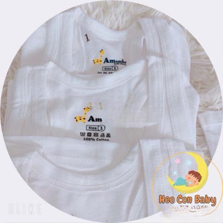 Áo Thun Ba Lỗ Trẻ Em Trắng Cotton Mềm Mát Co Giãn | Bé Trai Bé Gái (8–25kg) | Co Giãn 4 chiều