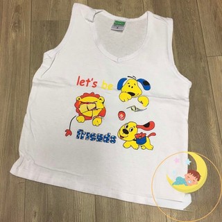 [COMBO 5] Áo ba lỗ cho bé chất cotton mỏng mát / Ao thun chất mịn cao cấp - Hình vui nhộn