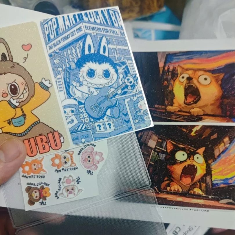 Miếng Dán Trang Trí MONSTERS CUTE - Decal Sticker Thẻ ATM (Thẻ Chung Cư, Thẻ Xe, Debit, Credit) NF2