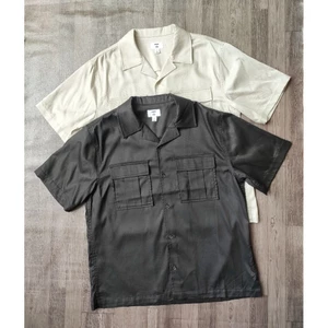 Áo sơmi, khoác nam tay ngắn túi ngực ModeOf0ne* dư xịn