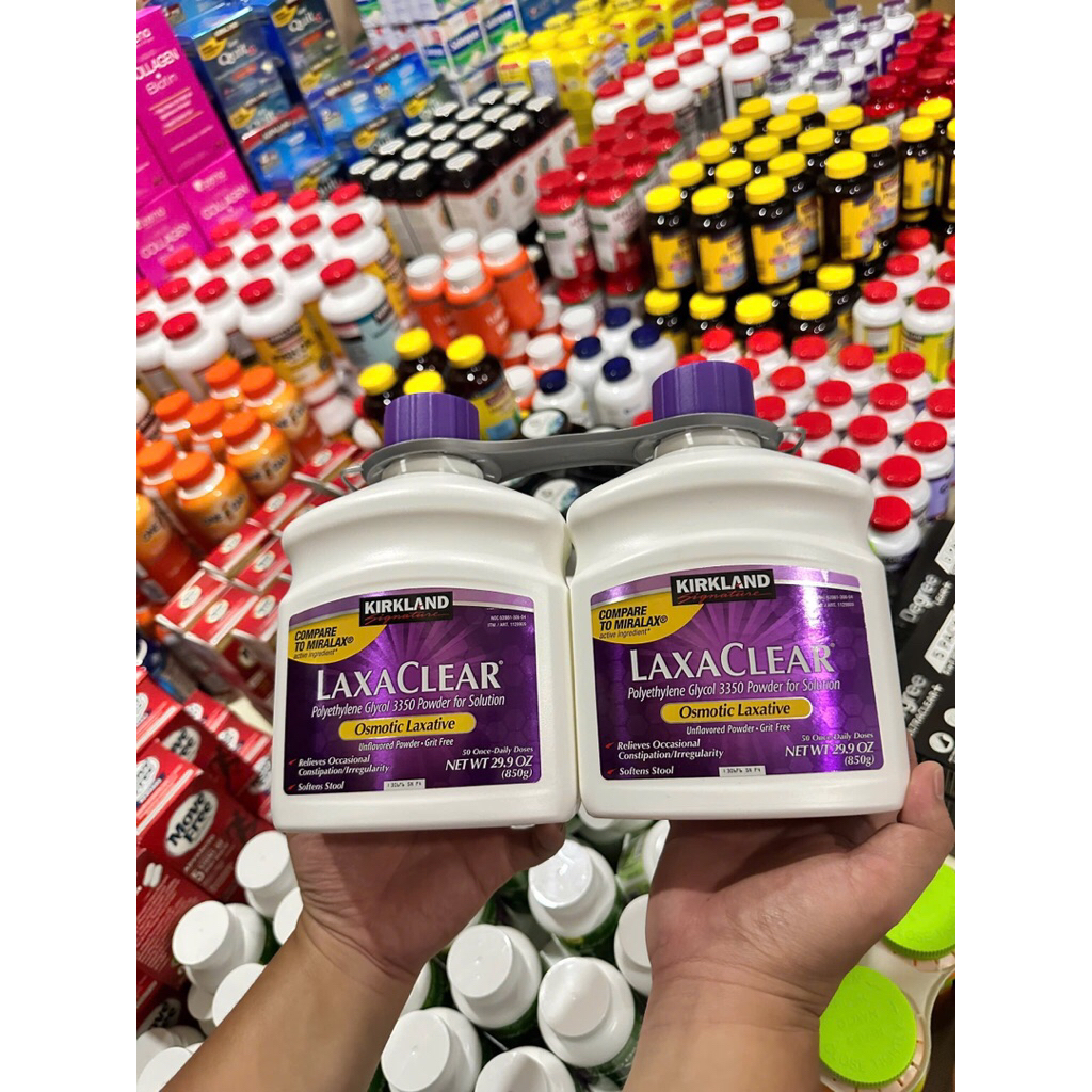 Kirkland Signature LaxaClear Osmotic Laxative 850g | Shopee Việt Nam