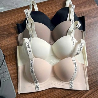 Áo Lót Su Đúc Cúp Sò Không Gọng, Nâng Đẩy Bàn Tay 3p, Chống Trơn Trượt, Thời Trang, Quyến Rũ