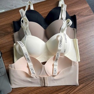 Áo Lót Su Đúc Cúp Sò Không Gọng, Nâng Đẩy Bàn Tay 3P, Chống Trơn Trượt, Thời Trang, Quyến Rũ