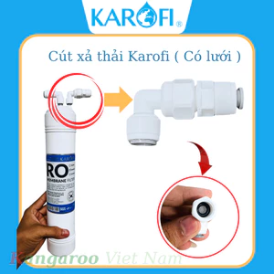 Bộ cút màng RO Karofi ( Cút xả thải - Flow kim - Co van 1 chiều - cút 6-6 ) - [ Chính Hãng ]