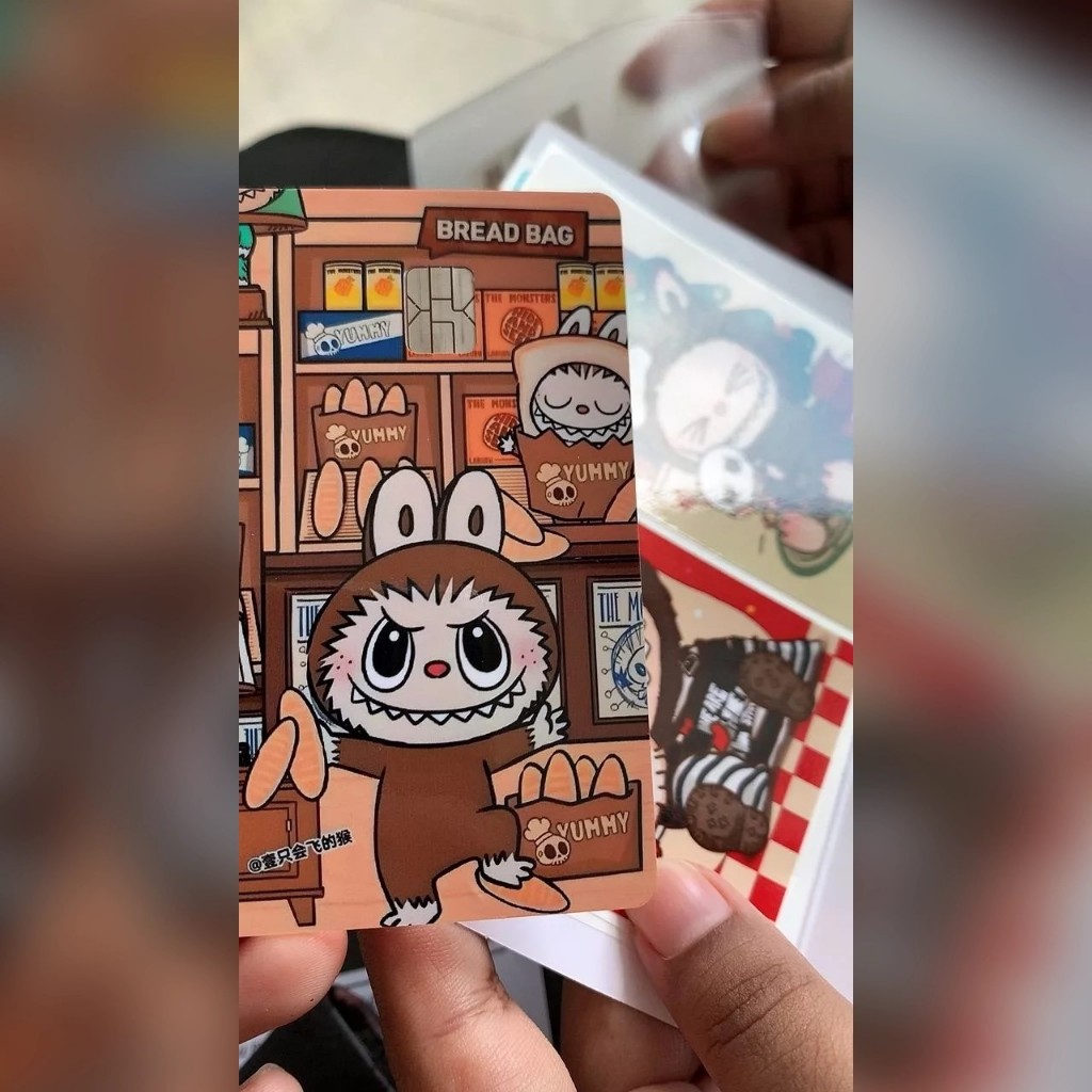 Miếng Dán Trang Trí MONSTERS CUTE - Decal Sticker Thẻ ATM (Thẻ Chung Cư, Thẻ Xe, Debit, Credit) NF2