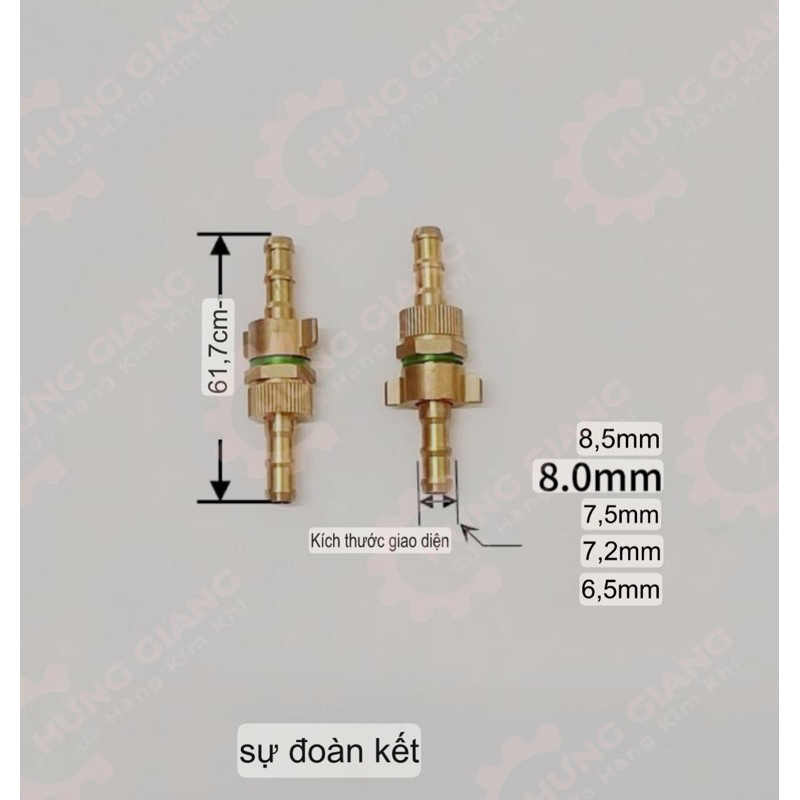 Bộ Đầu Ép Cos Dây Máy Rửa Xe