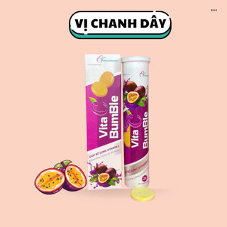 viên sủi bổ sung vitamin C - tub 20 viên đủ các vị