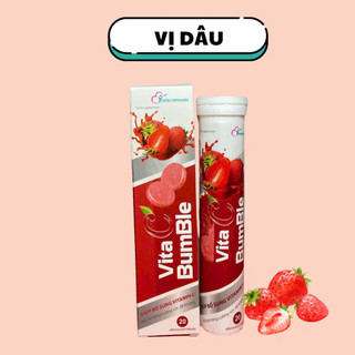 viên sủi bổ sung vitamin C - tub 20 viên đủ các vị