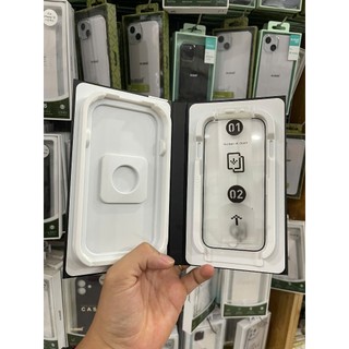 KÍNH CAO CẤP CHO IPHONE 16PRO VÀ 16PROMAX KÈM KHUNG MAGICBOX SIÊU DỄ DÁN