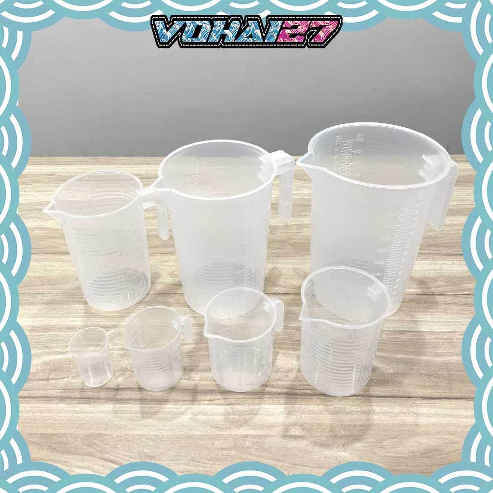 Ca đong Có Nắp chia vạch, ly đong chia vạch nhựa 100ml/250ml/500ml/1000ml ( loại chịu nhiệt )