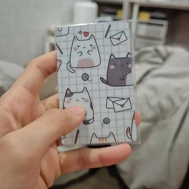 Miếng Dán Trang Trí CUTE CAT 2 - Decal Sticker Thẻ ATM (Thẻ Chung Cư, Thẻ Xe, Debit, Credit) NF2