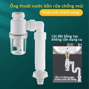 ống xả chậu rửa chén- ống nước và kéo dài ống phù hợp với ống nước,Chống mùi,Chống côn trùng ,Không tắc nghẽn,Chống gỉ