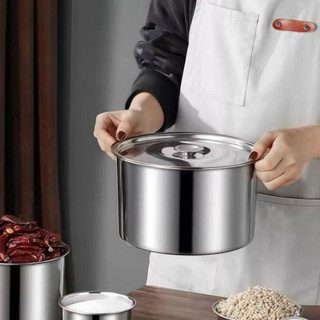 Hộp đựng gia vị inox Cao cấp nồi inox Kèm Nắp Chubby Chef (12CM-24CM) Thay thế nồi và thau trộn dùng trên mọi loại bếp