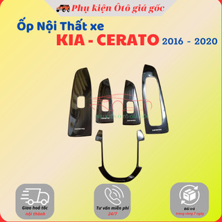 Ốp nội thất xe Kia Cerato 2016- 2017 - 2018- 2019- 2020 chất liệu Titan cao cấp