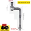 ống xả chậu rửa chén – Dùng cho bồn rửa chén và bồn rửa mặt, thiết kế uốn cong đa năng,Chống mùi,Chống côn trùng