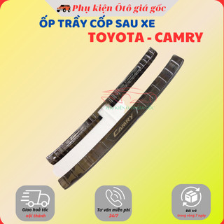 Chống trầy cốp trong, ngoài xe Toyota Camry 2019 - 2022, 2023, 2024, 2025 - Chất liệu TITAN, INOX, CARBON cao cấp
