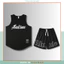 Bộ Quần Áo Ba Lỗ Thể Thao Sport Áo Tanktop In Chữ Andtime Phối Quần 2 Túi Có Khoá, Dây Rút Năng Động. Mã: BL.QD