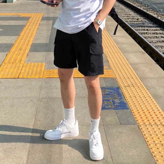 QUẦN SHORT KAKI TÚI HỘP NAM VẢI KAKI THUN LƯNG THUN CAO CẤP TRÊN GỐI PHONG CÁCH TRẺ TRUNG