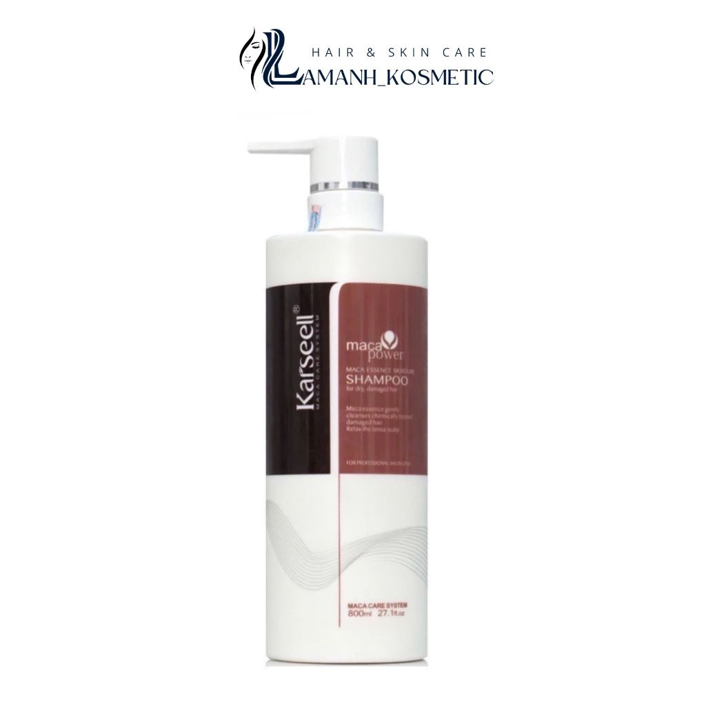 Lẻ Dầu Gội Dầu Xả Karseell  500ml - 800ml hỗ trợ giảm rụng tóc mềm mượt