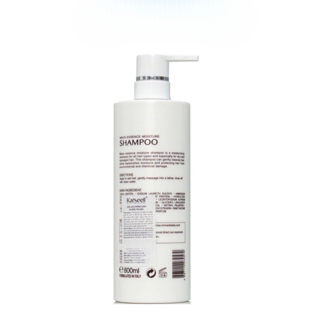 Lẻ Dầu Gội Dầu Xả Karseell  500ml - 800ml hỗ trợ giảm rụng tóc mềm mượt