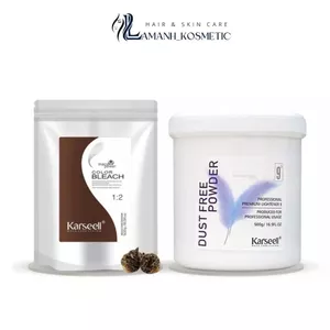 Bột tẩy tóc KARSEELL ( Trắng - Tím ) giúp tẩy nâng tone màu tóc nhuộm