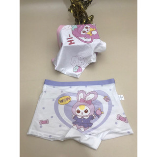 [T32 Babythree] Combo 4 quân chíp bé gái, quần chip thông hơi cho bé gái 10-42kg