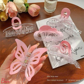 Sét 5 kẹp tóc ngọc trong suốt màu hồng nhẹ nhàng 🌸🌸🌸