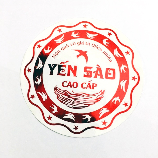 In Tem UV DTF Nhũ Đỏ,Nhũ Vàng ,Bạc  Nổi 3D, Dán Mọi Chất Liệu, Sáng Bóng, Bắt Mắt, Cao Cấp