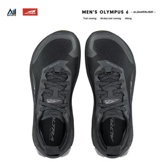 ALTRA - OLYMPUS 6 W - BLACK|BLACK - AL0A85NK001 - GIÀY THỂ THAO CHẠY ĐỊA HÌNH NỮ