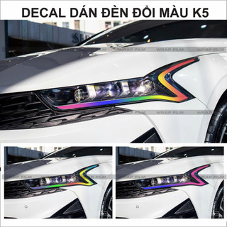 Tem dán đổi màu đèn Kia K5 ( 1 cặp)
