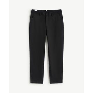 Quần Kaki Nam Cotton Trơn Form Slim Cropped - Routine 10F25PCA019