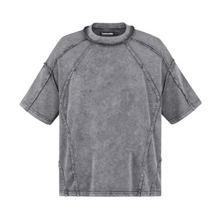 Áo thun washed rã rập - Ivankov Scar Light Grey Washed T-shirt