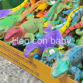 Đồ chơi con tắc kè bằng nhựa bóp kêu chít chít dài 30cm